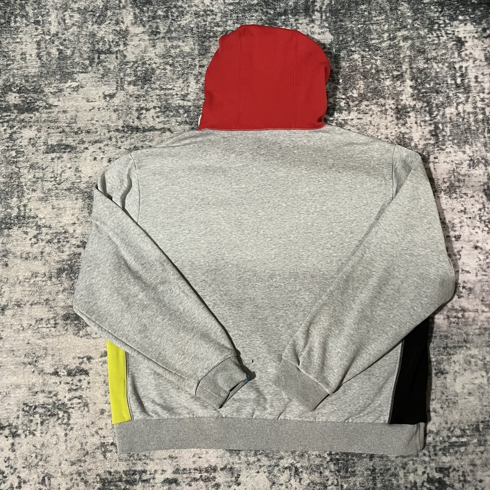 Puma Men's Playbook Hoodie Don't Flinch Pullover Patch Red Hood Pocket L XL ? - Picture 7 of 9